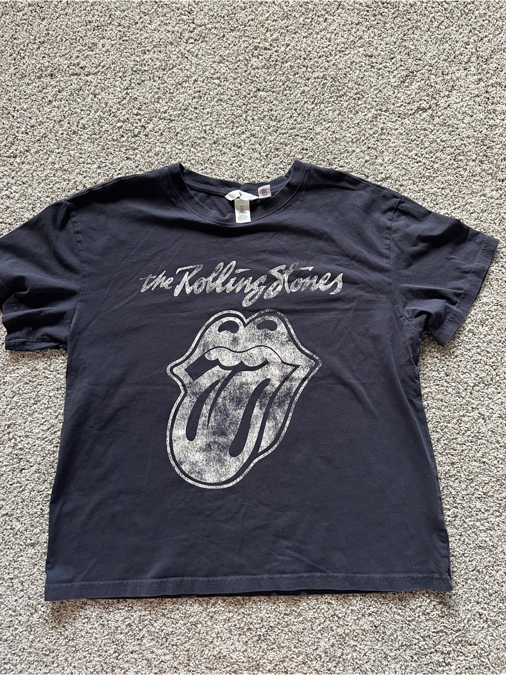 H&M Black Women’s Rolling Stones Tee